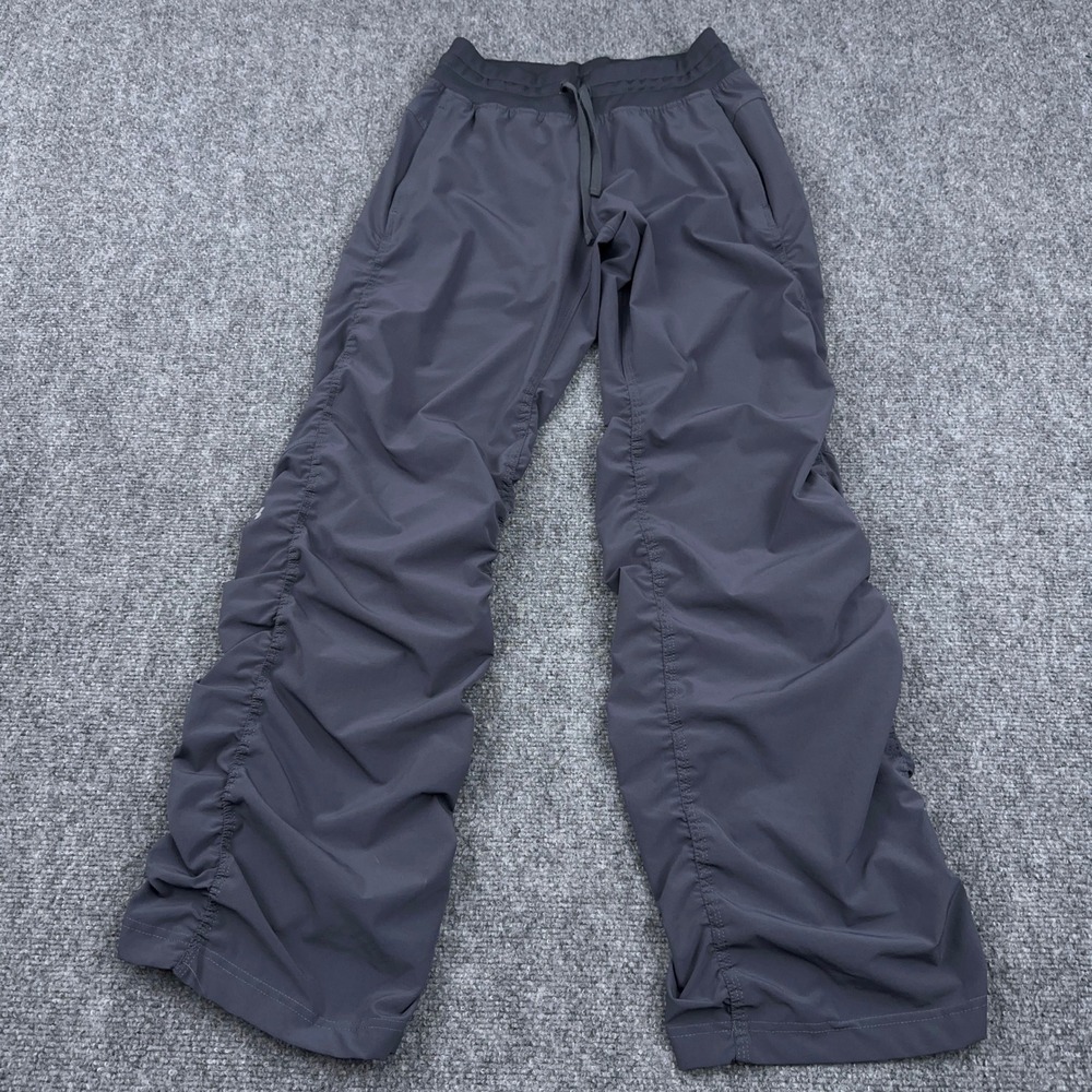 Under Armour UA Storm Icon Pants Women S Semi-Fitted Gray Ruched Water Resistant